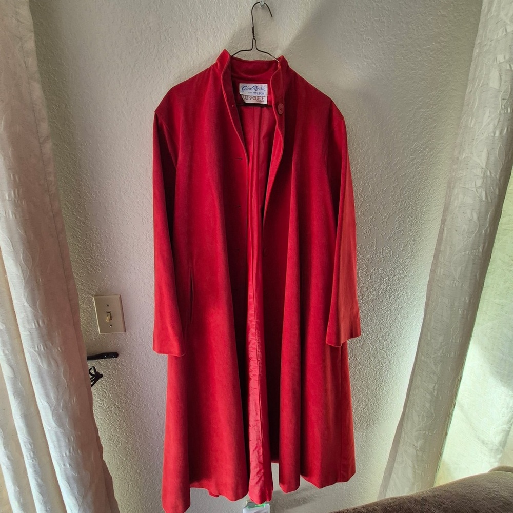 Vintage Gino Rossi Suede Flare Coat